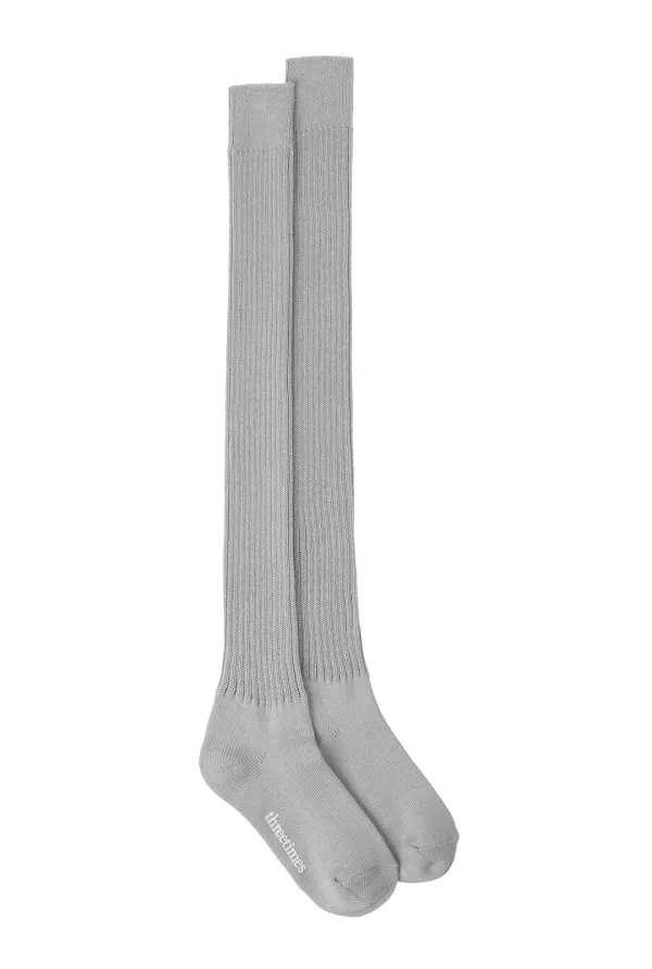 Knit over knee socks