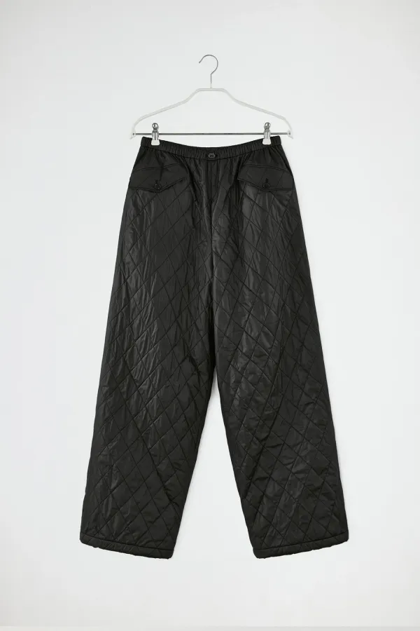 [CORE] QUILTED BANDING PANTS - BLACK
