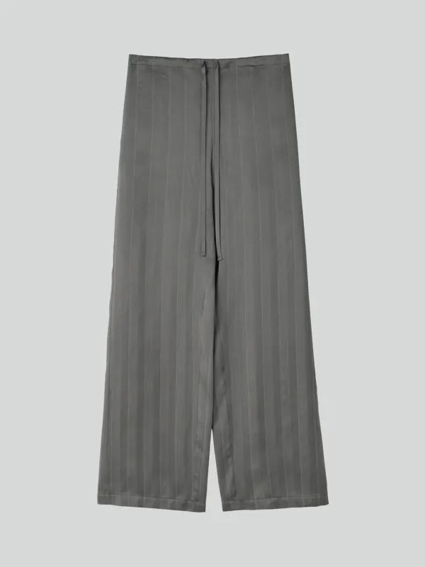 SILKY LOUNGE PANTS (MIDNIGHT GREY)