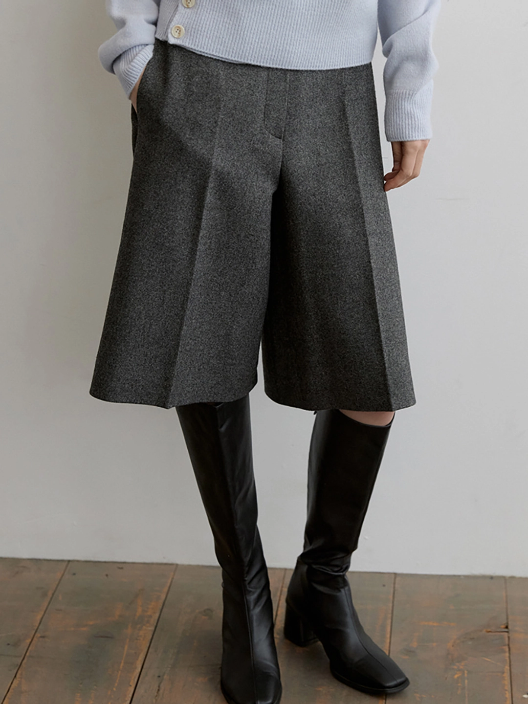 오떼뜨 WOOL BERMUDA PANTS_2COLOR 상품 이미지 2
