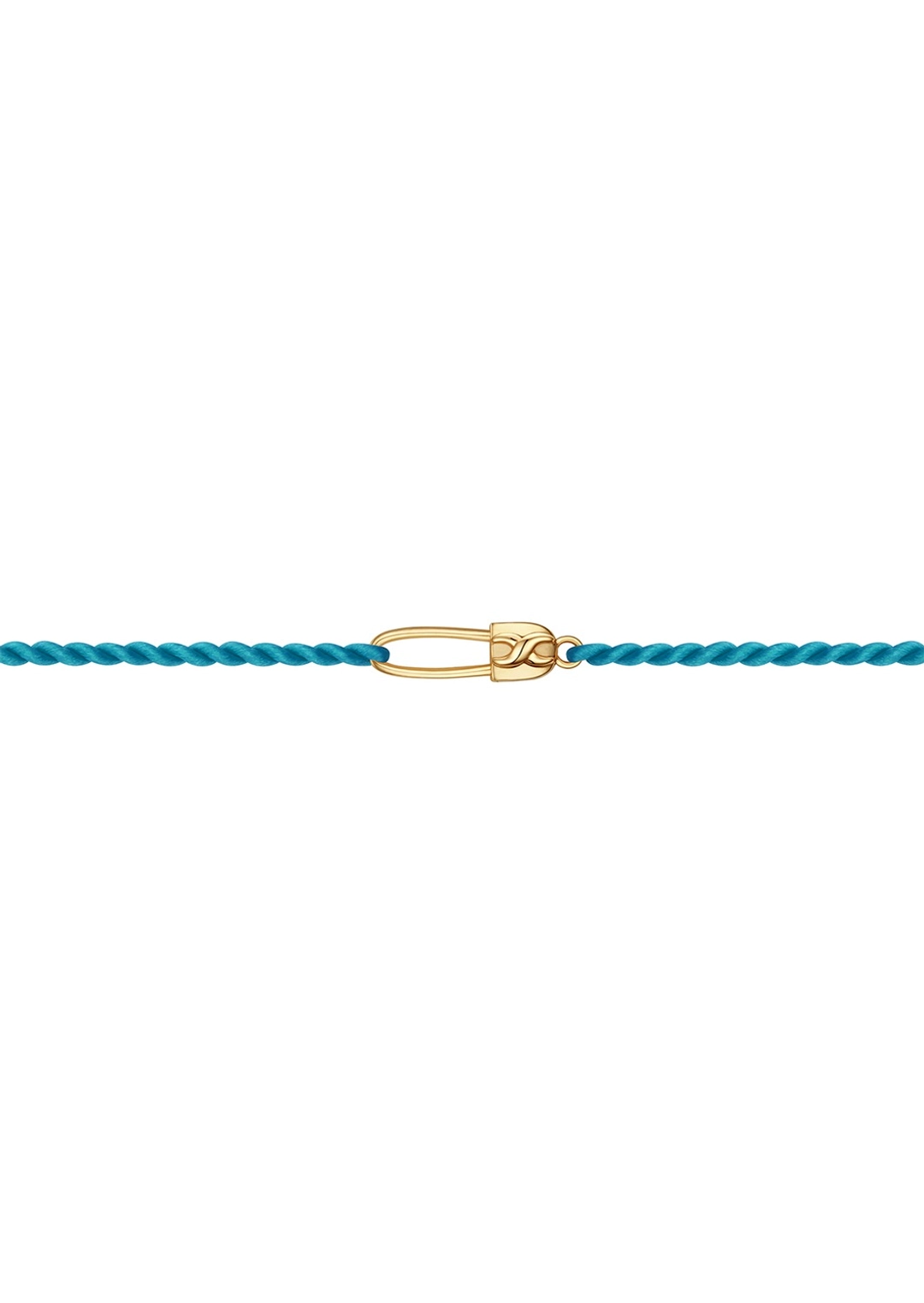 에스실 [G] Safety Pin Silk Bracelet_Bluegreen 상품 이미지 2