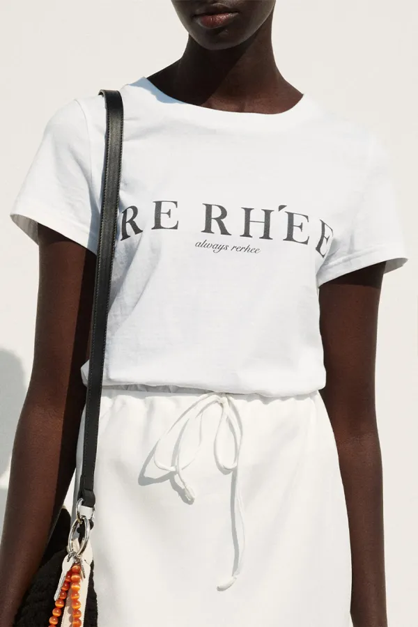 RERHEE COTTON T SHIRT WHITE