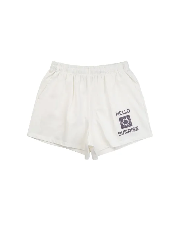 HS Gym Shorts(W)_White
