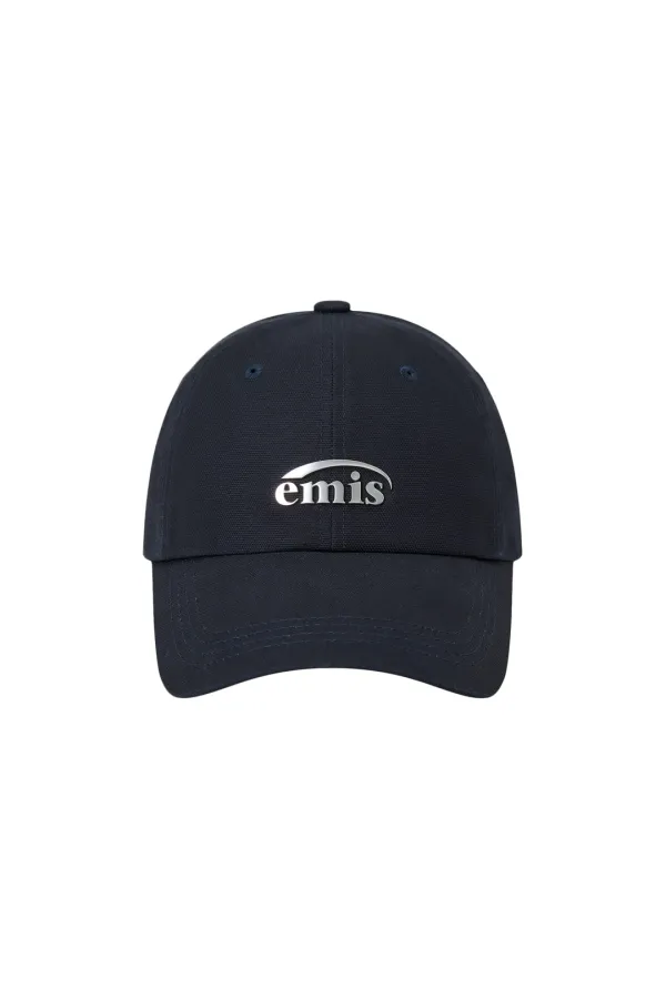 METAL LOGO BALL CAP-NAVY