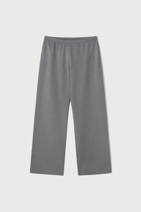 Brushed Jersey Pants (Gray)
