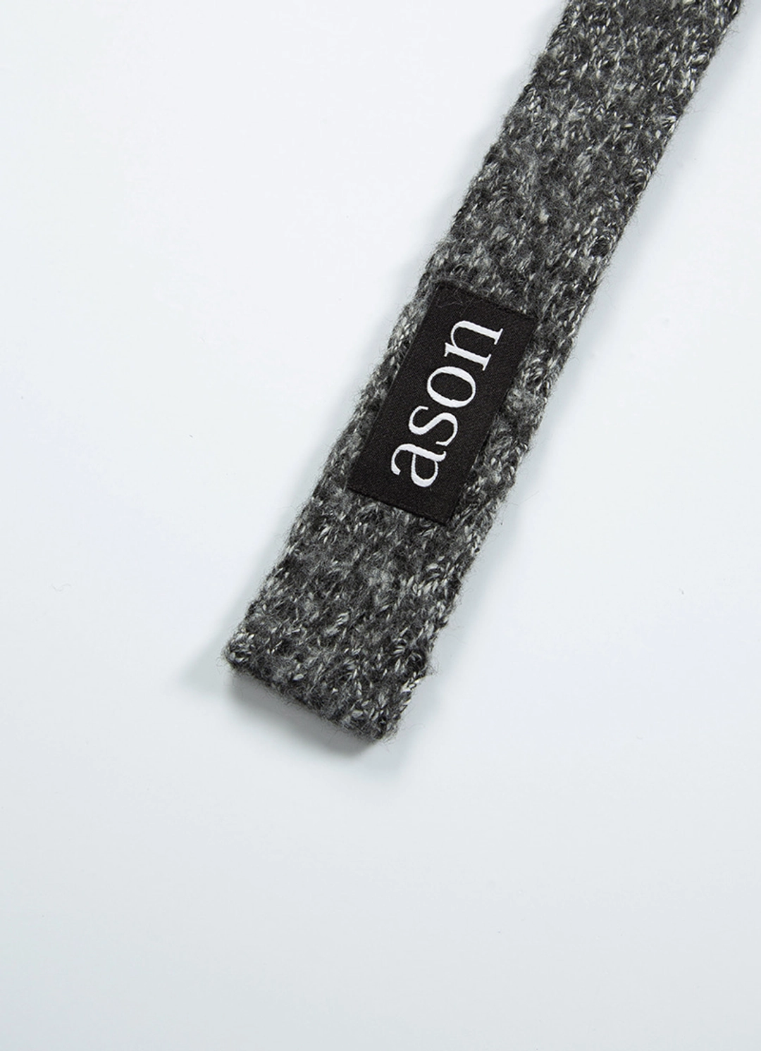 애즈온 NEP SLIM MUFFLER / CHARCOAL 상품 이미지 2