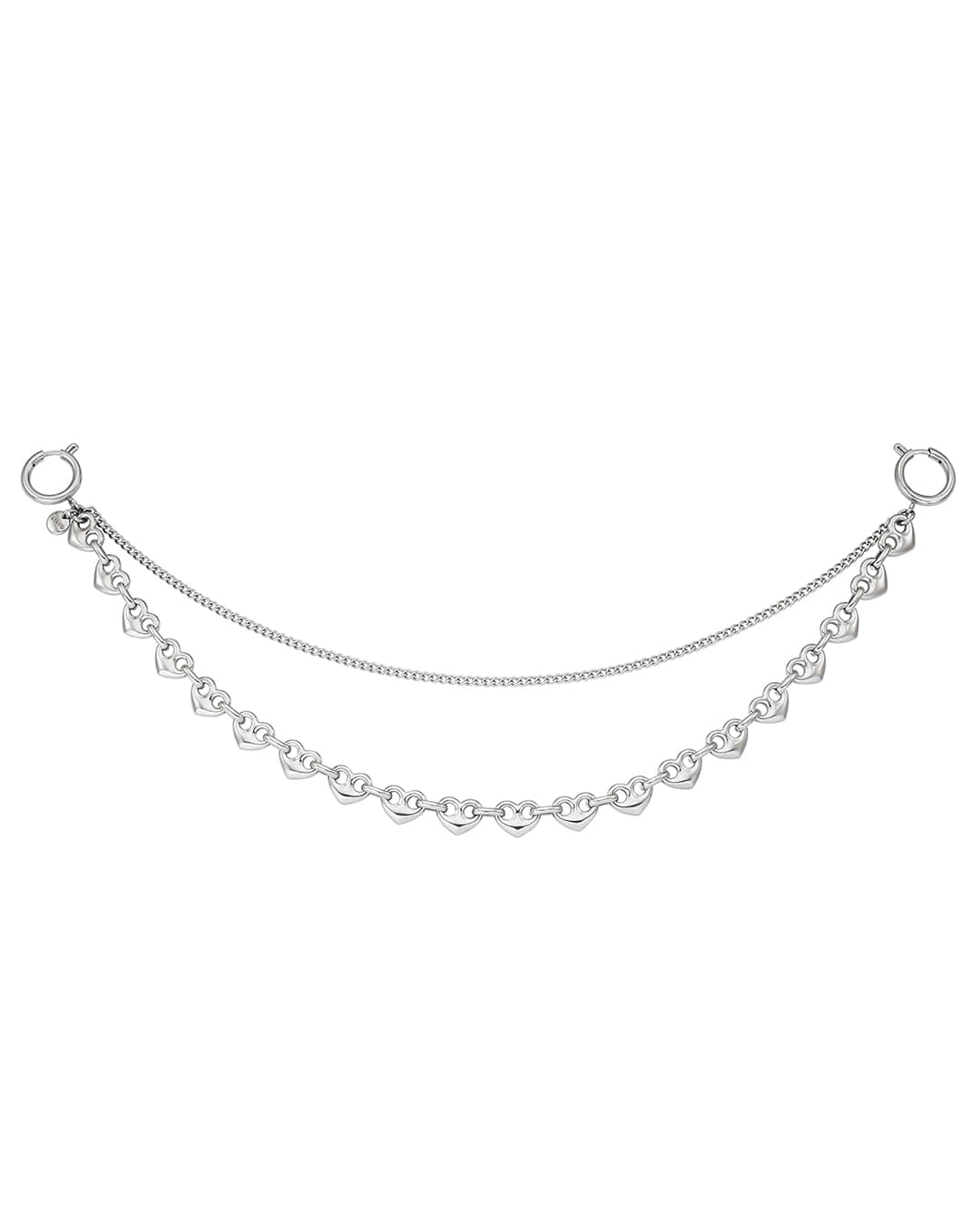 스탠드오일 Dual Chain Keyring · 듀얼 체인 키링 / 실버 상품 이미지 1
