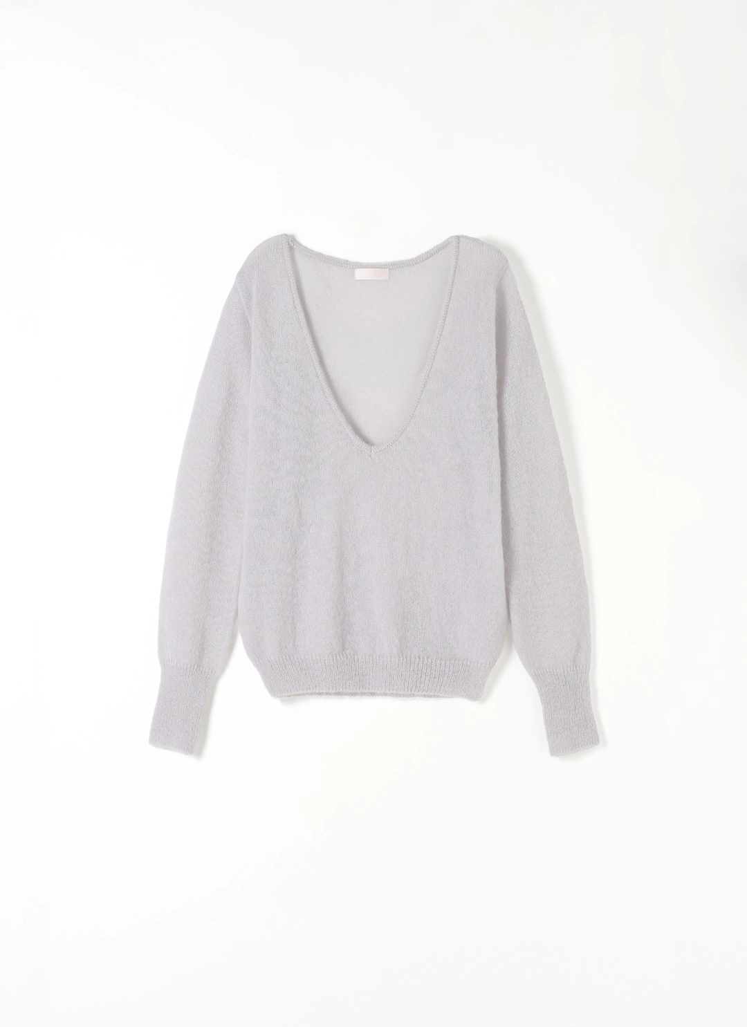 르베인 Deli Deep V-Neck Knit(Pale Blue) 상품 이미지 1