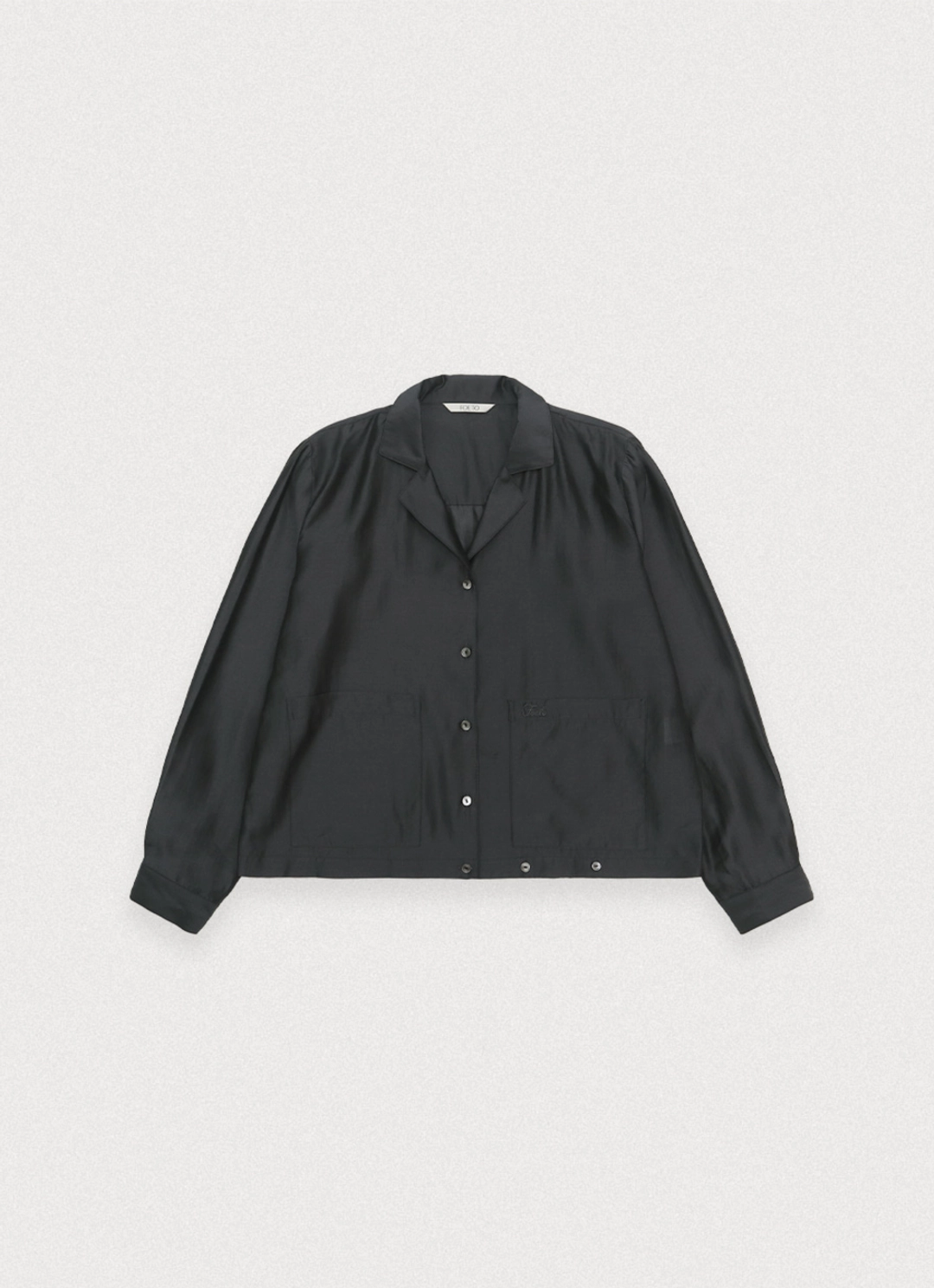 포에토 Poem double shirts - charcoal 상품 이미지 3