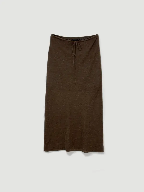 Breeze knit skirt (브라운)