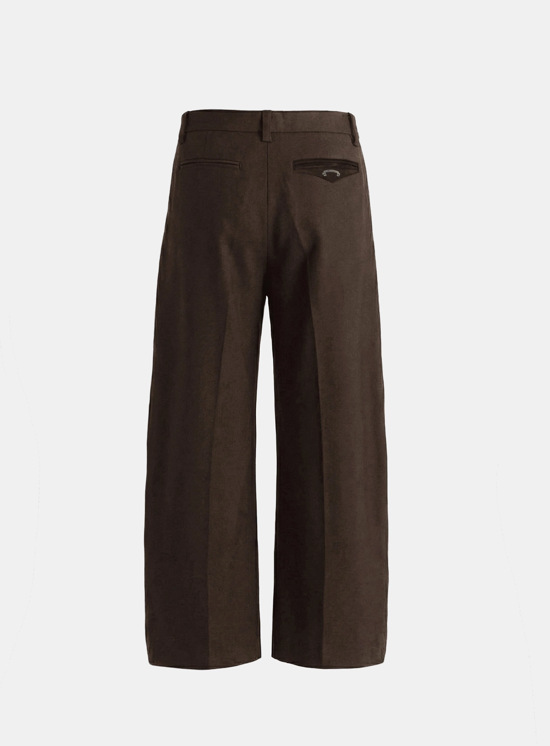 배드블러드 [w-pts26-081] 712 Spina Rivet Wide Slacks - Brown 상품 이미지 2