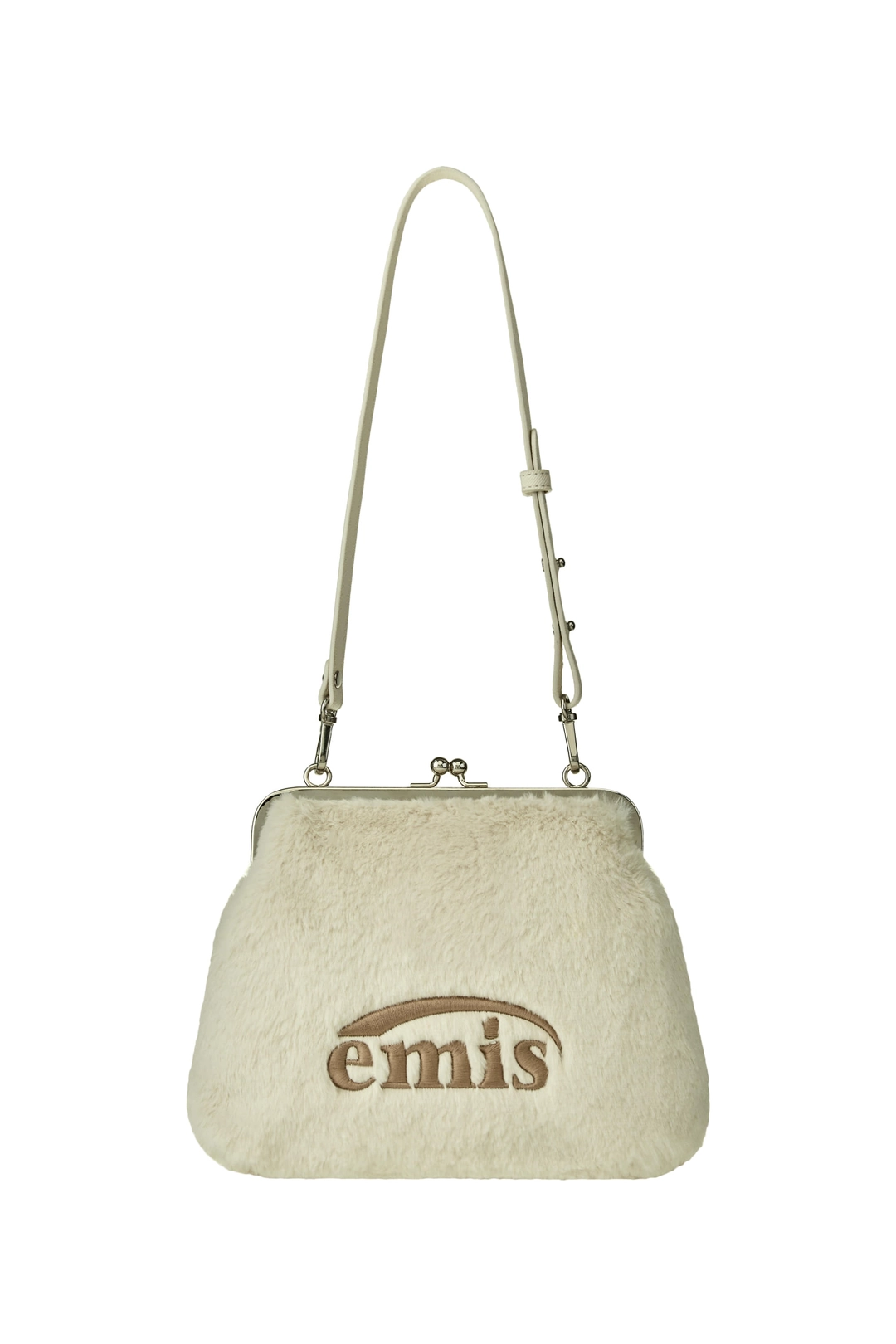 이미스 FUR FRAME PURSE BAG-BEIGE 상품 이미지 1