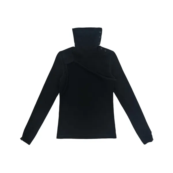 AW24 STRAP TURTLENECK LONG SLEEVE (BLACK)