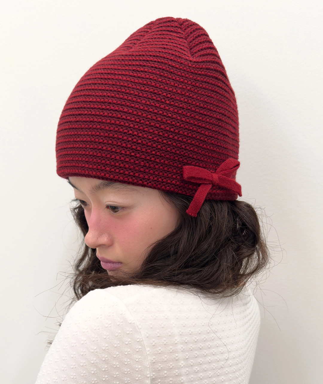 타입서비스 Blended Bow Beanie [Red] 상품 이미지 2