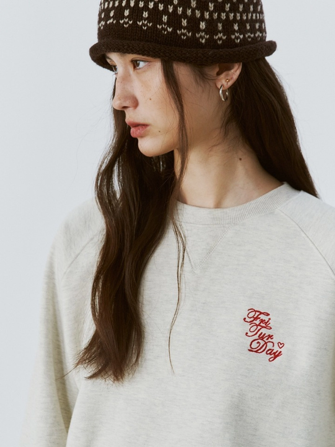 프리터 Lettering Raglan Sweatshirt 2Color_F254TS04 상품 이미지 2