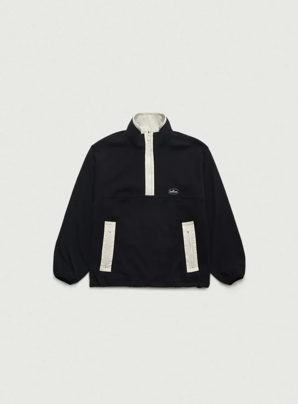 Laska Fleece Half-Zip Pullover_Black