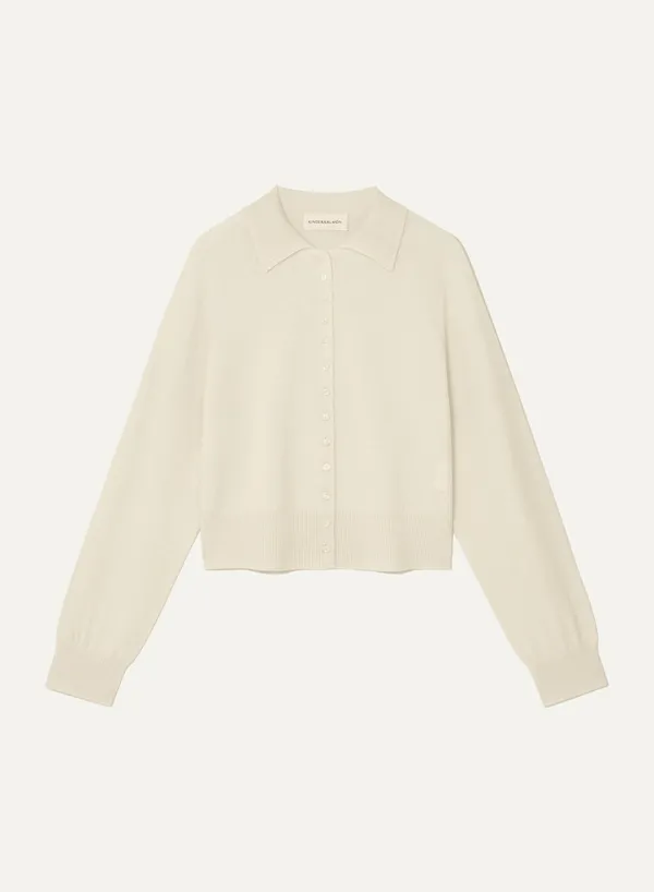 Cashmere Cardigan Seashell