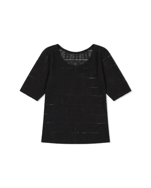 REVERSIBLE CROCHET KNIT (3color,2size)