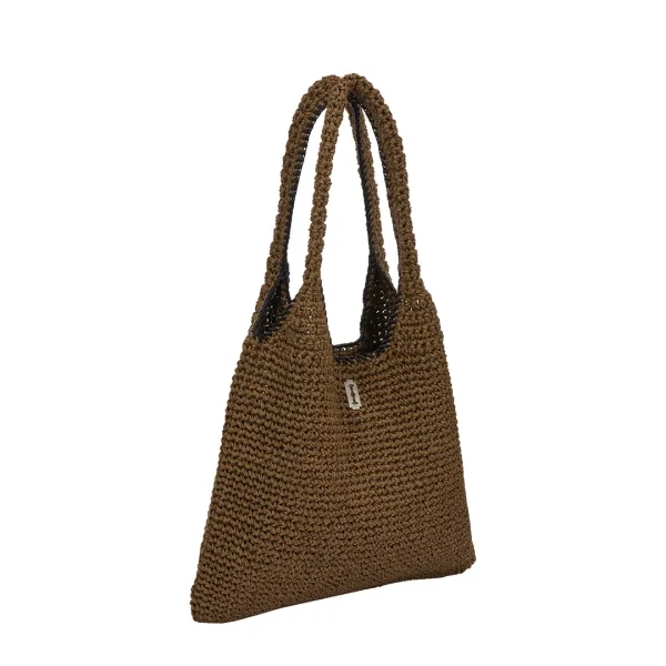 Boater Weaving Hobo L (보터 위빙 호보 라지) Khaki