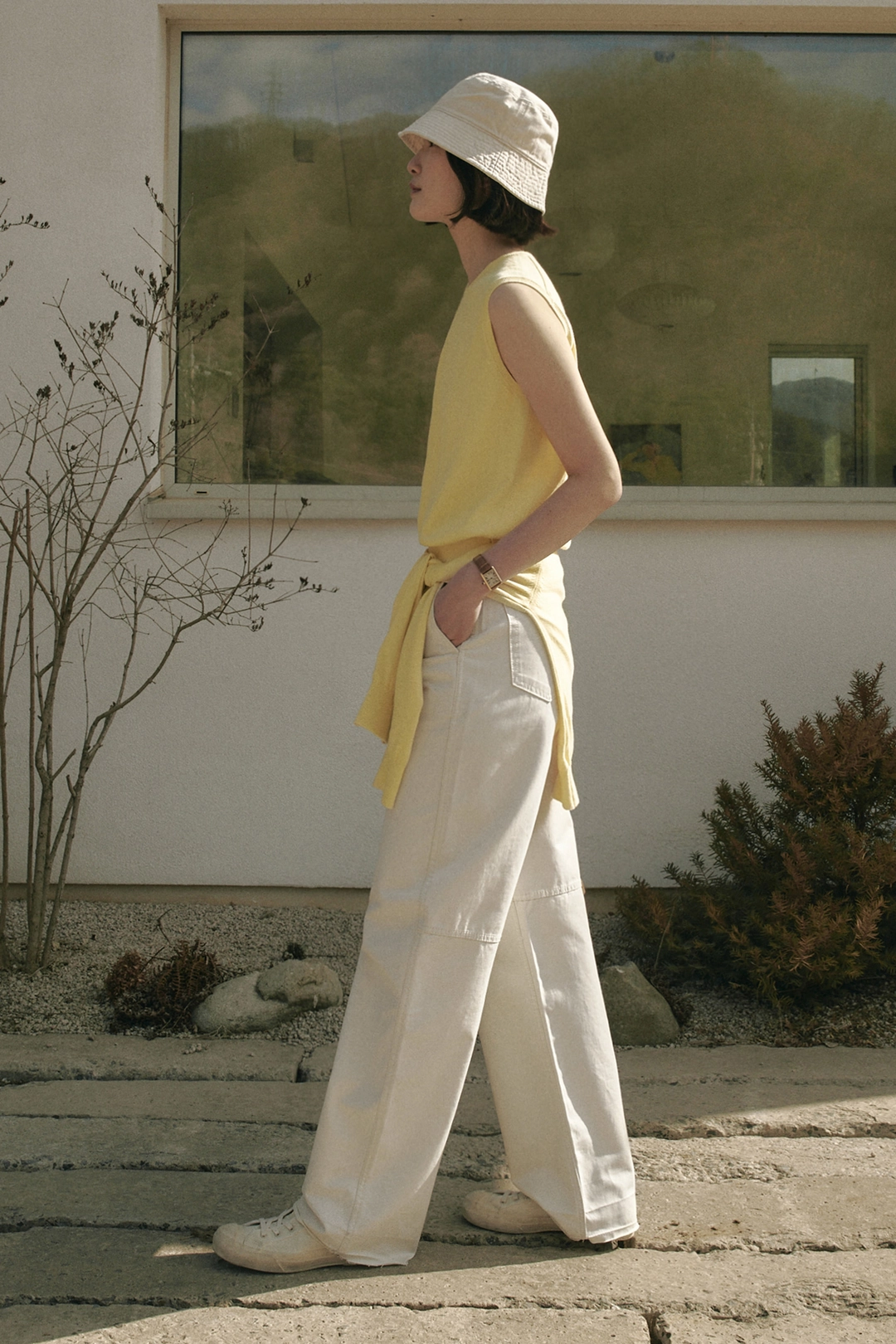 세이지먼트 CLIYA WASHED COTTON PANTS_CREAM 상품 이미지 2