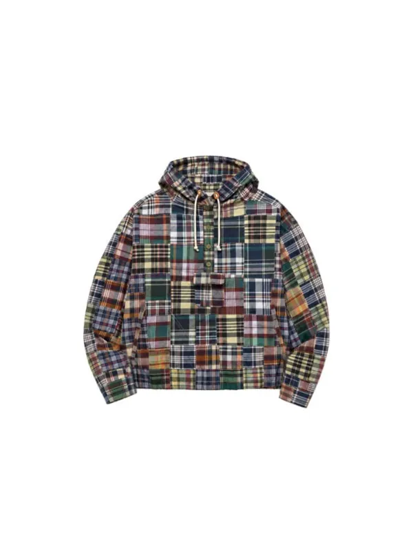 [10/21 순차발송] Rag Patch Hoody Shirt Green_F263SH12