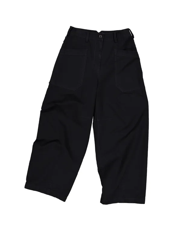 tail curved pants (2color)