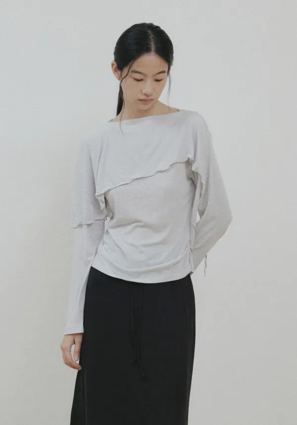 Rosalie Scarf  Layered Top