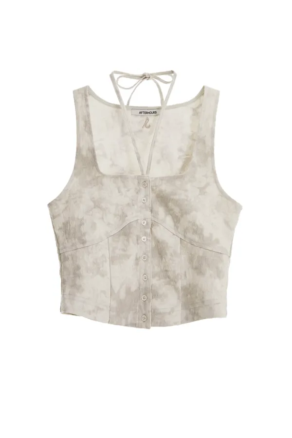 JACQUARD VEST (BEIGE)