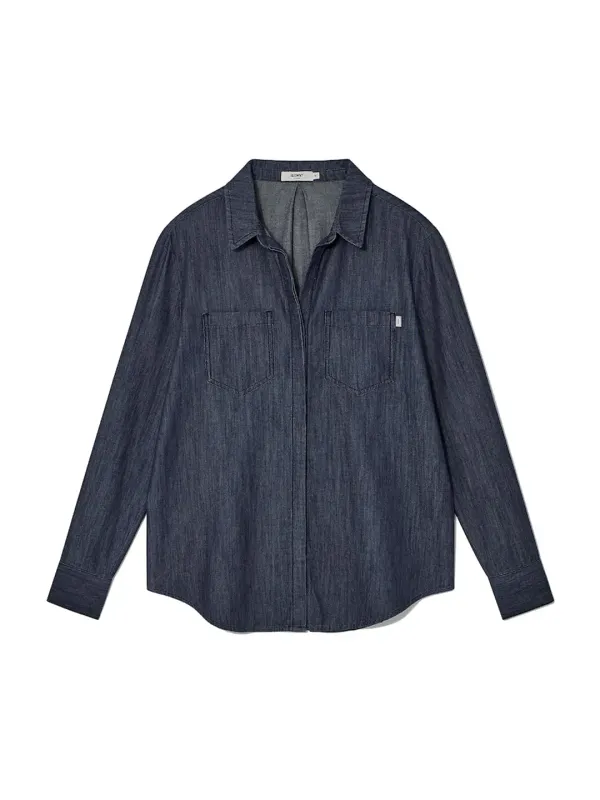 G DENIM SHIRT (BLUE)