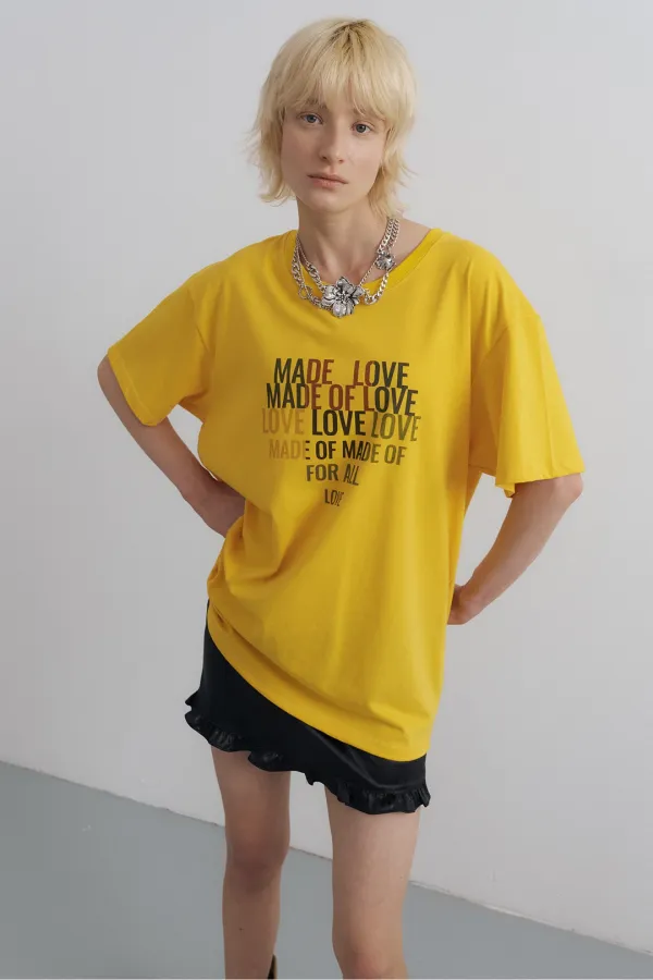 All Love T-shirts_Sunset Yellow
