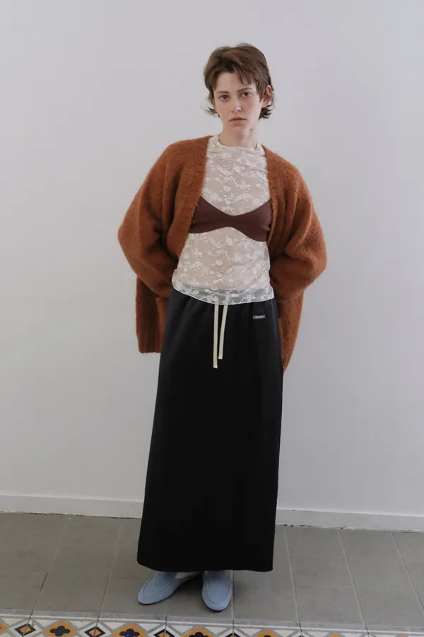 String long skirt_satin