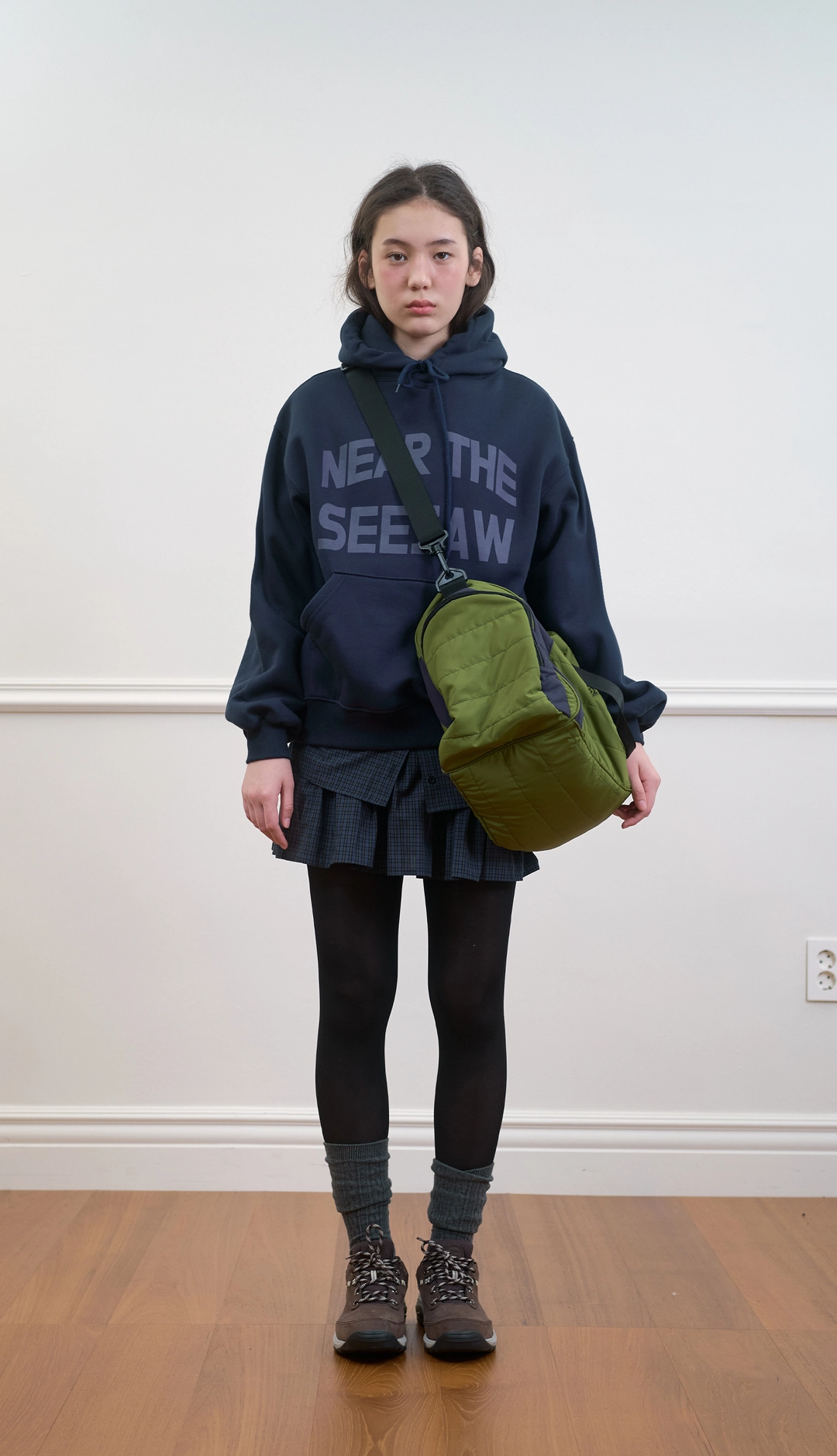 노컨텐츠 271. Seesaw Hoodie _ Navy 상품 이미지 2