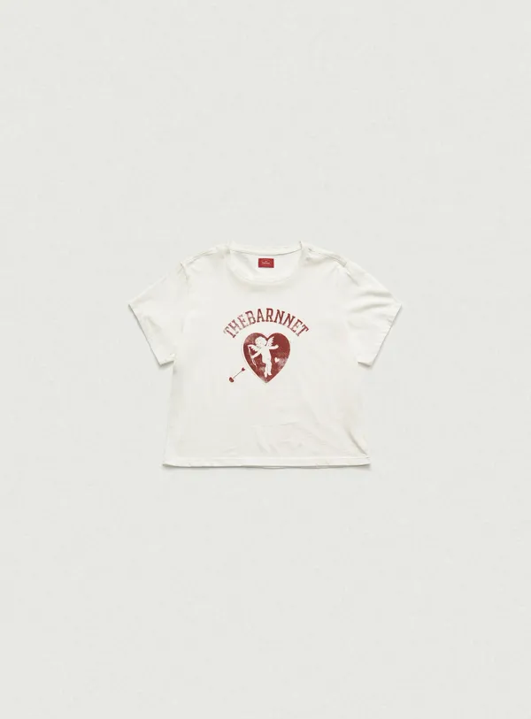 Heart Graphic T-Shirt_Ivory [6월 중순 순차 배송]