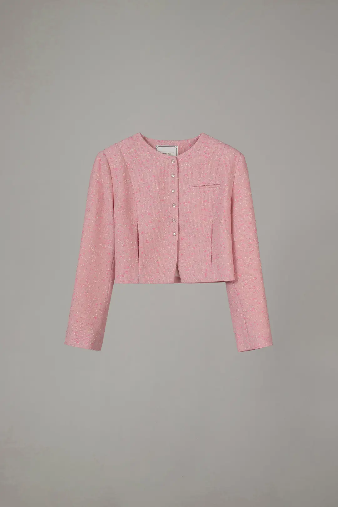 오버듀플레어 SNAPPED TWEED JACKET_PINK 상품 이미지 3