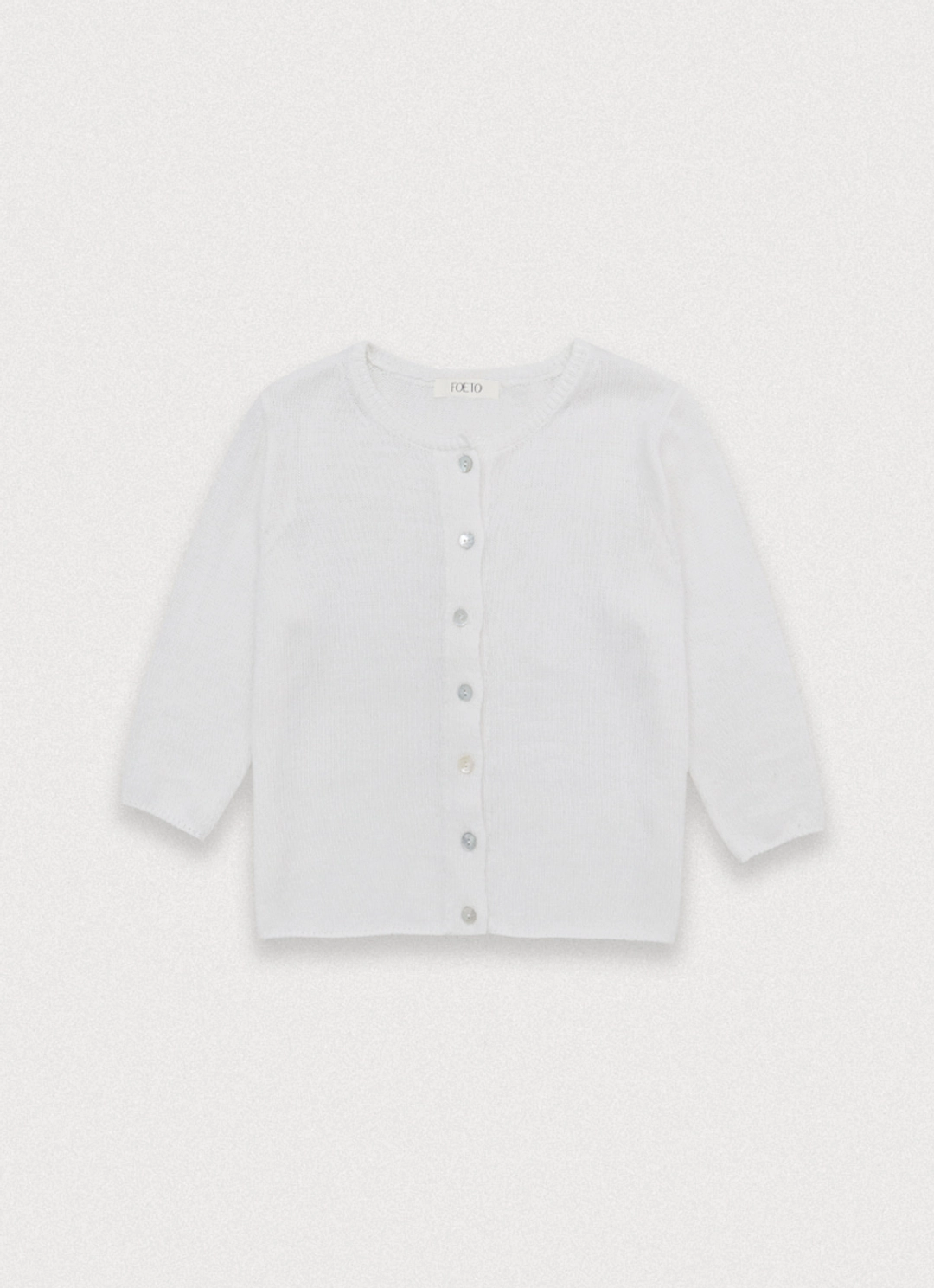 포에토 Heart paper cardigan - white 상품 이미지 1