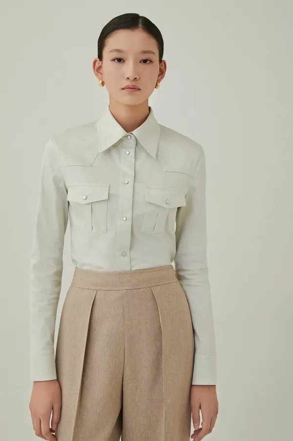 NO.20 TOP - ASH GREEN