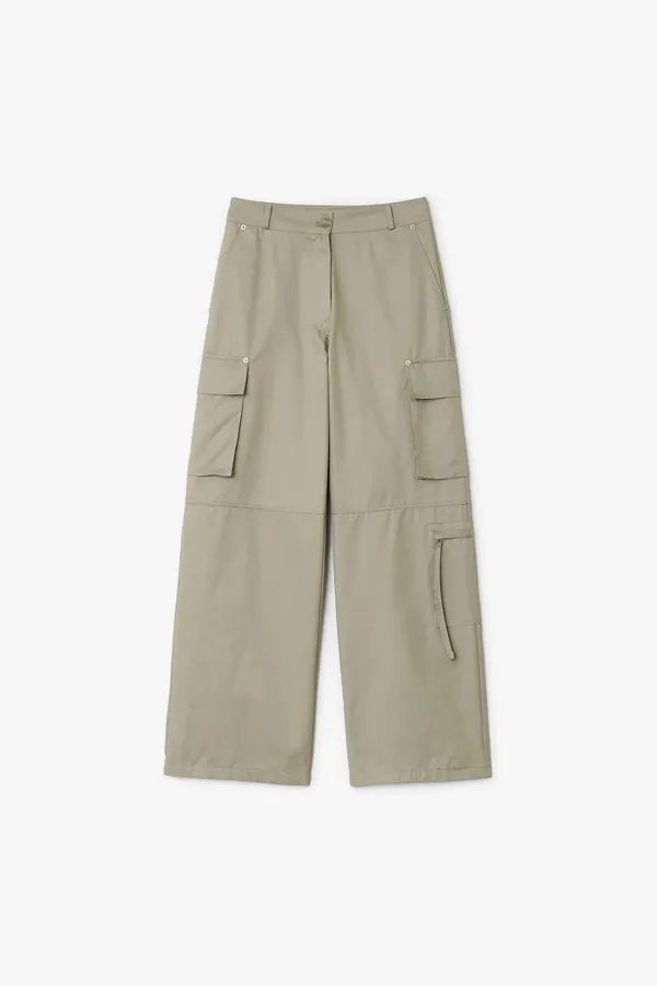 RIVET CARGO PANTS, BEIGE