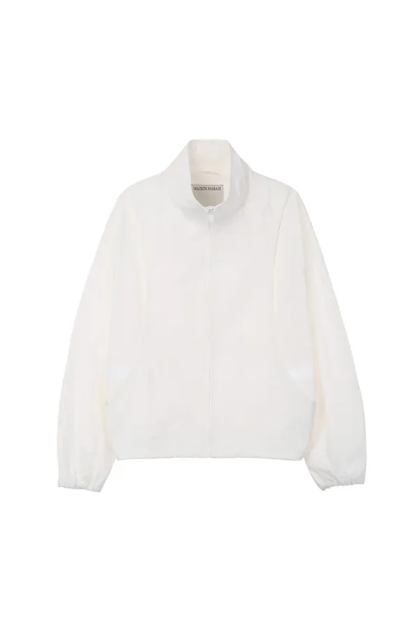 Urban Nylon Jumper, White