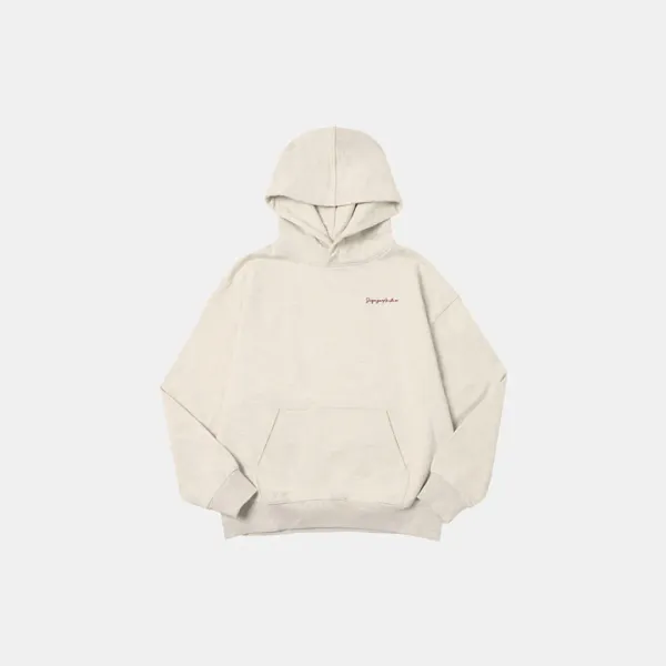 SITP5177 아카이브 후드 티셔츠_Oatmeal melange