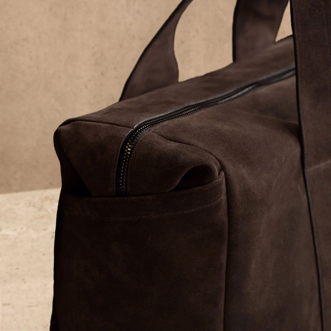 제임스펄스 Suede Montecito Weekend Bag - Cafe 상품 이미지 2