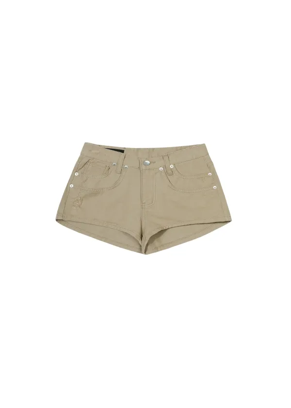 [2ND] DOUBLE POCKET SHORTS, BEIGE