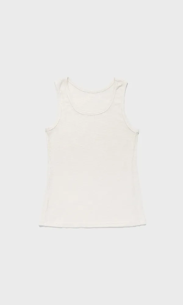 Bodice Sleeveless Top_White