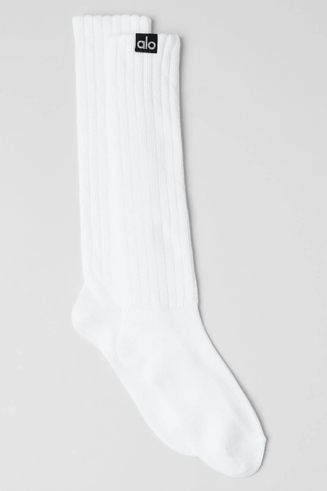 알로요가 Unisex Scrunch Sock - White 상품 이미지 1