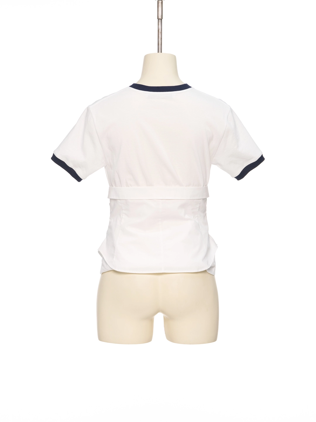 푸쉬버튼 SS26 WHITE SHIRT COMBINATION T-SHIRT 상품 이미지 3