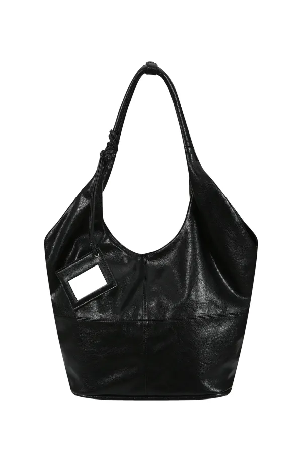 vase bag (black) & mirror card charm set
