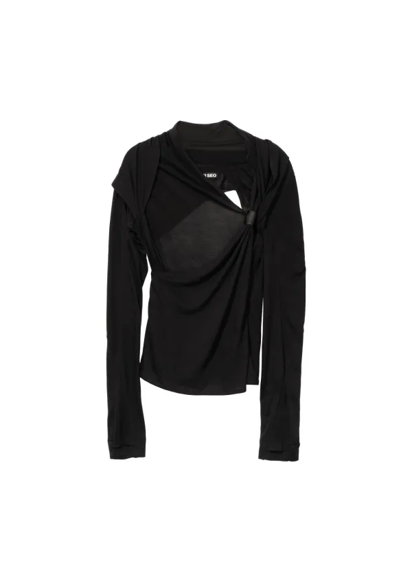 Tied Long Sleeve Top