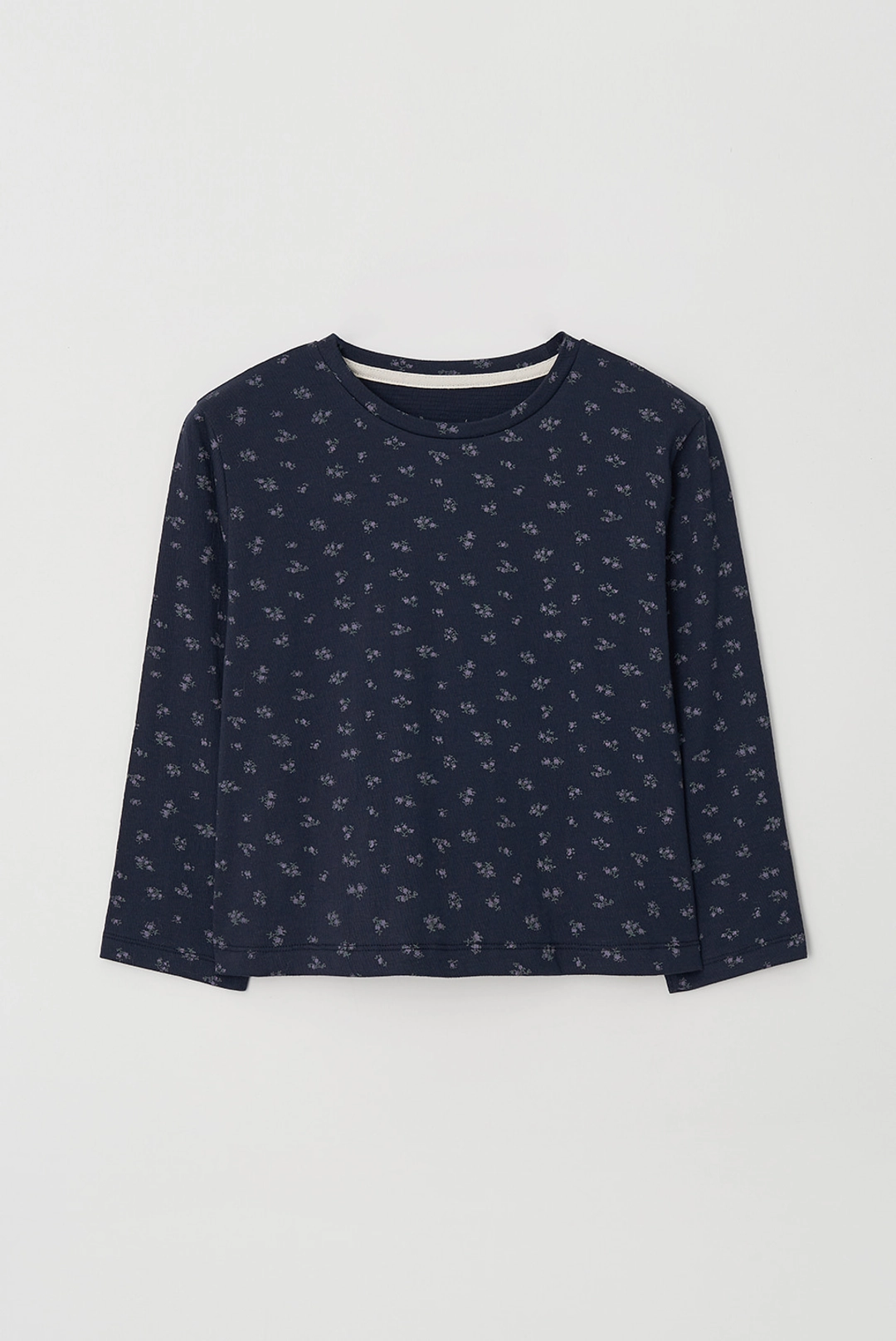 브렌다 브렌든 baker flower tee - navy 상품 이미지 2