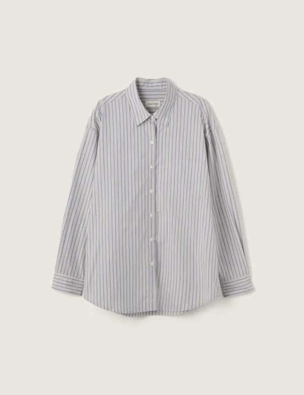 Haber Stripe Shirt (Beige)