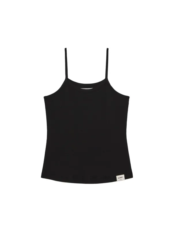 G FINE RIB CAMISOLE (BLACK)