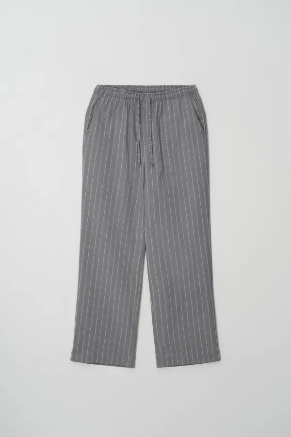 Natural Stripe Banding Pants
